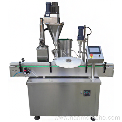 Automatic Bottle Filler Nozzle Linear Capping Machine